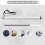 Justech 12V Linear Actuator 400mm 16 Inch Linear Motor 1000N Stroke Linear Actuator with Mounting Brackets for Car RV Electric Door Opener Industrial Machinery Clean Vessel Cargo Medical Window-Silver