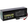 Jieoto E-Bike Battery Pack 48V 14000mAh Electric Bike Lithium Battery Rechargeable Waterproof Battery Pack with 54.6V Charger Fit for 1000W 750W 500W 350W 250W 200W Motor