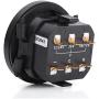 12V/24V/36V/48V/72V LED Digital Battery Indicator Gauge with Hour Meter for Golf Cart Forklift Car Scooter Motorcycle 12-72 Volt