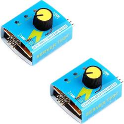 DKARDU 2 pcs RC Servo Tester 3CH Digital Multi ECS Servo Tester RC Consistency CCMP Master Speed Controller Checker Adjustment Steering Gear Tester for RC Helicopter Car Boat