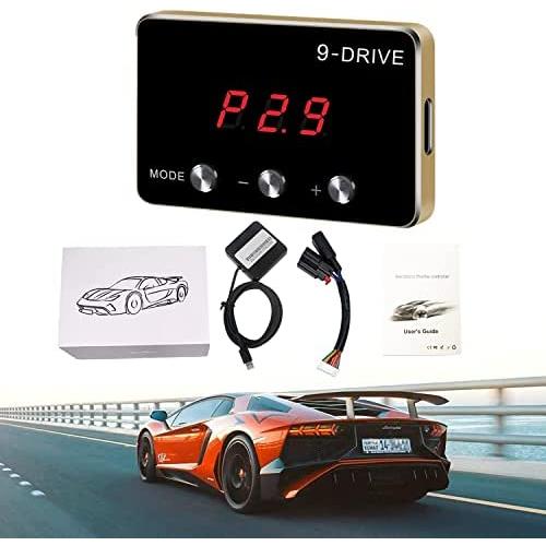 Throttle Response Controller,9 Drive 9-Mode Universal Electronic Throttle Controller For Dodge Maserati Chrysler Jeep(807)(Red)