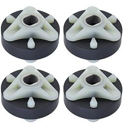 Heavy Duty 285753A Direct Drive Motor Coupling Kit with Metal Core Replacement Part by Blue Stars - Exact Fit for Whirlpool & Kenmore Washers - Enhanced Durability and Support Heavy Duty - Pack of 4
