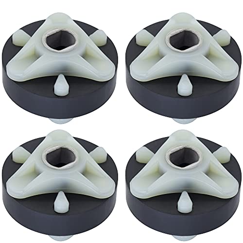 Heavy Duty 285753A Direct Drive Motor Coupling Kit with Metal Core Replacement Part by Blue Stars - Exact Fit for Whirlpool & Kenmore Washers - Enhanced Durability and Support Heavy Duty - Pack of 4