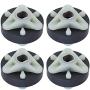 Heavy Duty 285753A Direct Drive Motor Coupling Kit with Metal Core Replacement Part by Blue Stars - Exact Fit for Whirlpool & Kenmore Washers - Enhanced Durability and Support Heavy Duty - Pack of 4
