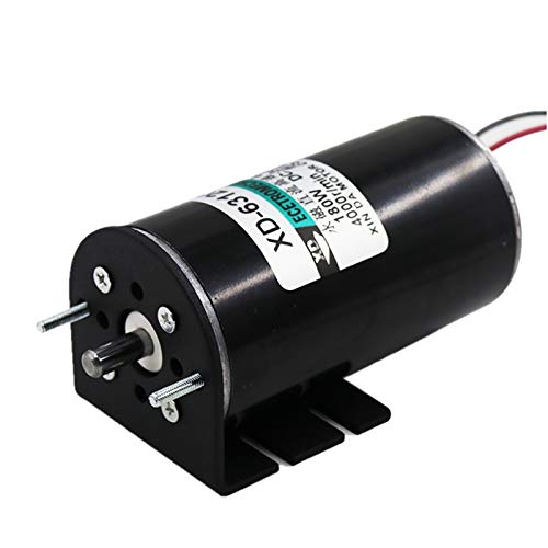 DC Moter, DC12V Adjustable Speed DC Motor 180W Permanent Magnet DC Motor 2000RPM with Bracket (DC 12V 2000RPM)
