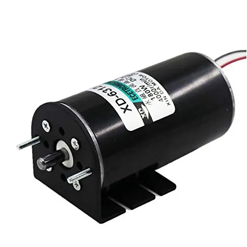 DC Moter, DC12V Adjustable Speed DC Motor 180W Permanent Magnet DC Motor 2000RPM with Bracket (DC 12V 2000RPM)