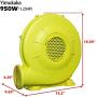 1.25HP(950w) Air Blower, Pump Fan Commercial Inflatable Bouncer Blower, Perfect for Inflatable Bounce House, Jumper, Bouncy Castle （UL certification）
