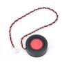 Sound Group Small Speaker,Black Red Sound Group Small Speaker for WPL B16/B36K/C14K/C24K RC Car Model Toy Upgraded Accessories(Black + red)