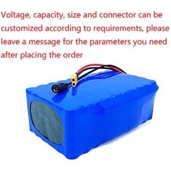 Wnicek 36V 20000mAh 10S6P E-Bike Lithium Battery Ebike Battery Pack Rechargeable Battery for Motors Within 1000 Watts for Scooters Electric Motorcycles with Charger