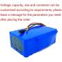 Wnicek 36V 20000mAh 10S6P E-Bike Lithium Battery Ebike Battery Pack Rechargeable Battery for Motors Within 1000 Watts for Scooters Electric Motorcycles with Charger