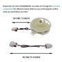 LOOP9 EAU64824401 Evaporator Fan Motor Replacement Part Compatible with LG Kenmore Refrigerator replaces EAU61505013 EAU36179306 EAU36179308 EAU61505007