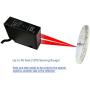 Supreform IP67 Waterproof Universal 10-30VDC Safety Retro-Reflective Photoelectric Beam Sensor for 12VDC and 24VDC Gate Opener, Garage Door Sensor Up to 40 Feet Sensing Range, Pre-Wired 6.6 Feet Cord