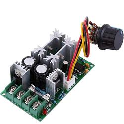 PWM DC Motor Speed Controller 9V 12V 24V 36V 48V DC 9V - 55V Pulse Width Modulation Regulator 20A 1200W Stepless Variable Speed/Forward and Reverse Switch Pulse Width Modulation DC Speed Regulation