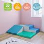 ECR4Kids SoftZone Little Me Corner Climber, Foam Structure for Indoor Active Play, Soft Playset for Toddlers and Kids, Gross Motor Beginner Climber - Contemporary