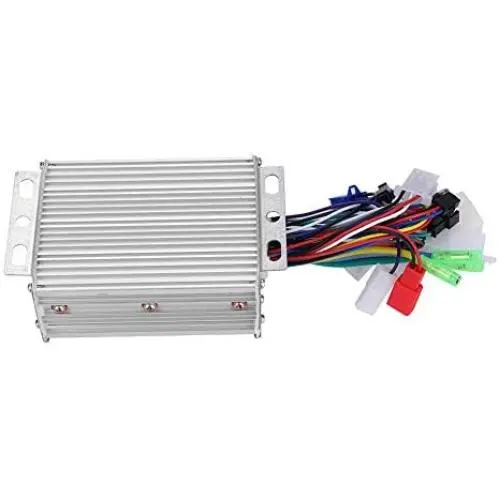 Dilwe Brushless Motor Controller, Stable Less Noise Brushless Speed Controller E-Bike Controller for Electric Bikes 24V36V48V60V 450W