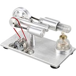 Sanzhi Hot Air Stirling Engine Motor Model Educational Toy Electricity Generator Does not Include Alcohol