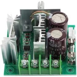UNIMORE 12V-40V 10A PWM DC Motor Speed Controller with Knob, High Efficiency, High Torque, Low Heat Generating with Reverse Polarity Protection, High Current Protection