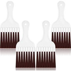 4 Packs Air Conditioner Condenser Fin Cleaning Brush Refrigerator Coil Cleaning Whisk Brush Small Plastic Whisk Brush