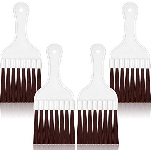 4 Packs Air Conditioner Condenser Fin Cleaning Brush Refrigerator Coil Cleaning Whisk Brush Small Plastic Whisk Brush