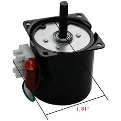 60RPM Reducer Motor Dual Bearing Synchronous Gear AC Motor CW/CCW Control 115V 60Hz 10W 60KTYZ