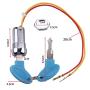 2 Pack 2 Wires Ignition Switch Key Starter Switch with 4 Keys ​On-Off for Electric Scooter ATV Moped Go Kart