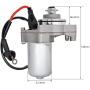 3 Bolt Starter Motor for 50cc 70cc 90cc 100cc 110cc 125cc Tao Tao Go Karts Pit Bike 4 Stroke Quad Wheelers - Electric ATV Starter Motor with Line