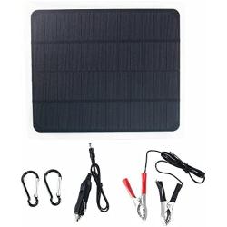 Kqiang 12V 20W Solar Battery Charger Pro,Built-in MPPT Charge Controller,20 Watts Solar Panel Trickle Charging Kit for Cars, Trucks, caravans, Boats, Motorcycles, RV