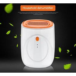 NUOPAIPLUS Small Household Dehumidifier, Home Appliance Electric Mini Air Dehumidifier Ultra-Quiet 500ml Air Dryer Intelligent Moisture Absorbing Machine Wardrobe Bookca