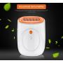 NUOPAIPLUS Small Household Dehumidifier, Home Appliance Electric Mini Air Dehumidifier Ultra-Quiet 500ml Air Dryer Intelligent Moisture Absorbing Machine Wardrobe Bookca