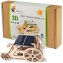 Wooden Solar Car STEM Projects for Kids - Science Kits for Boys Girls - Model Building Toys Kits to Build - DIY Building Tinker Toys- for Boys & Girls - Robotics STEM Kit