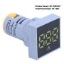 Mètre de tension numérique pour signaux AD16-22FSV, contrôleurs de vitesse de moteur, indicateurs, tests de tension, moniteur de tension numérique, panneau frosté, indicateur de tension 60~500v AC pour indication de signaux. Mètre de tension numérique pour signaux AD16-22FSV, contrôleurs de vitesse de moteur, indicateurs, tests de tension, moniteur de tension numérique, panneau frosté, indicateur de tension 60~500v AC pour indication de signaux.