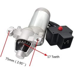Fullas Electric 1ACQD170 Starter Motor Compatible with Toro Snow Blower with G210 210cc 212cc Petrol Engine