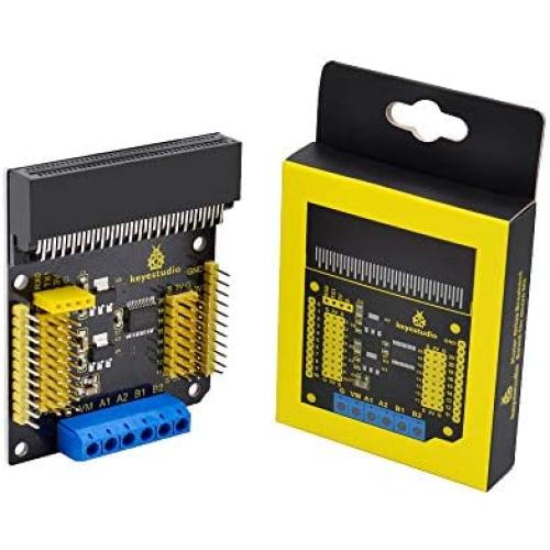 KEYESTUDIO Motor Driver HAT Breakout Board for BBC Microbit TB6612FNG with Terminal Block Serial Pins