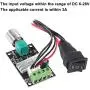 Shutao 2pcs 6V 12V 24V 28V 3A 80W DC Motor Speed Controller PWM Speed Adjustable Reversible Switch 1203BB DC Motor Driver Reversing