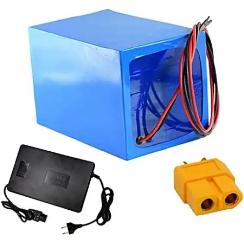 Jieoto 72V 20AH 30AH 40AH E-Bike Battery Waterproof Lithium Battery Pack for 2800W-750W Electric Motorcycle Trike Electric Bike Moped Scooters Go-Kart Scooter with Charger