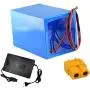 Jieoto 72V 20AH 30AH 40AH E-Bike Battery Waterproof Lithium Battery Pack for 2800W-750W Electric Motorcycle Trike Electric Bike Moped Scooters Go-Kart Scooter with Charger