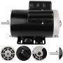 5HP Electric Motor 3450 RPM General Purpose Single Phase Motor 208V-230V 5/8