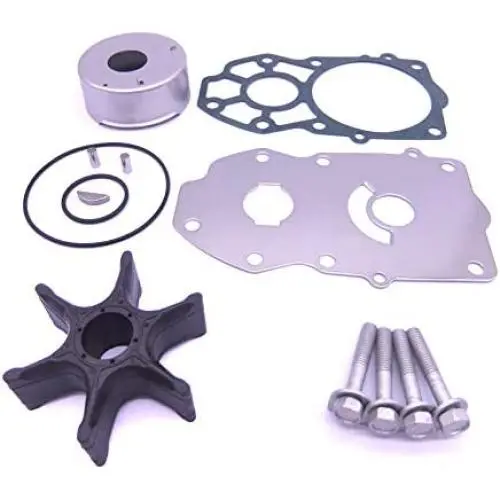 Boat Motor 6CB-W0078-00 Water Pump Repair Kit Without Housing for Yamaha 200HP 225HP 250HP Outboard Engine, 18-3474 for Sierra Marine