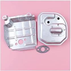 Good Abrasion Resistance Exhaust Muffler Arrester Air Guide Gasket Kit for Honda GX35 GX35NT HHT35S UMC435A Trimmer Lawn Mower Engine Motor Part Perfect fit