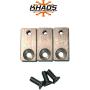 Khaos Motorsports Anodized Black Helix Throttle Body Spacer Chevy Silverado GMC Sierra 1999-2007 4.8 5.3 6.0