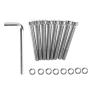 Kit de Turbine Éolienne 800W 4 Pales, Accessoires & Pièces de Rechange, Générateur Moteur AC, Système Solar, Lampe à Double Couche Noire [48V]