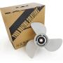 CAPTAIN Outboard Propeller, fit Yamaha 115 T50 60 70 75 80 85 90 100 130 HP Engines, 15 Spline Tooth Outboard Prop, RH Aluminum Propellers, OEM No.6E5-45945-01-EL