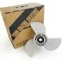 CAPTAIN Outboard Propeller, fit Yamaha 115 T50 60 70 75 80 85 90 100 130 HP Engines, 15 Spline Tooth Outboard Prop, RH Aluminum Propellers, OEM No.6E5-45945-01-EL