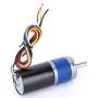 CM36-3650 Reduction Geared Motor,Brushless DC Motor Mechanical Parts Metal Gear High Torsion Low-Noise Wear-Resistant 12V 36MM Mini DC Motor High Torque Gear (1600RPM)