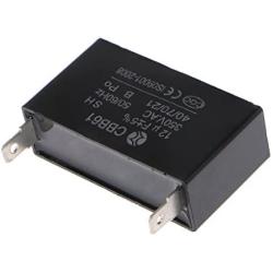 Yziss Black 12uF Generator Capacitor Generator CBB61 12uF 50/60Hz 350VAC Fan Motor