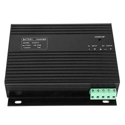 Genset Battery Charger, 12V/24V 10A Diesel Generator Genset Intelligent Battery Charger for Various Brands of 12V and 24V Lead-Acid Batteries