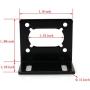 HJ Garden Turbine Worm Holder Mounting Bracket with Screw Worm Gear Motor Fixed Fastener DIY Parts DC Motor Holder