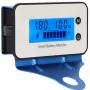 IPX7 Waterproof Battery Monitor 12v24v36v48v60v72v,SUPNOVA Motorcycle Golf Cart Boat Battery Tester with Buzzer Alarm and Temperature (Blue with Bracket)