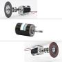 BBT 12V 30W High Speed Permanent Micro DC Magnet Motor,30dB Low Noise Reversible Electric Gear Motor for DIY Generator (DC 12V 3000RPM)