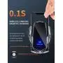 KERNKLENPP Car Wireless Charger Phone Holder,Intelligent Sensing,Fully Automatic 15w Fast Charging,Car Mount Air Vent Mount for iPhone13/ 12/11/X /8/8series,Samsung S Series/Note Series, silver